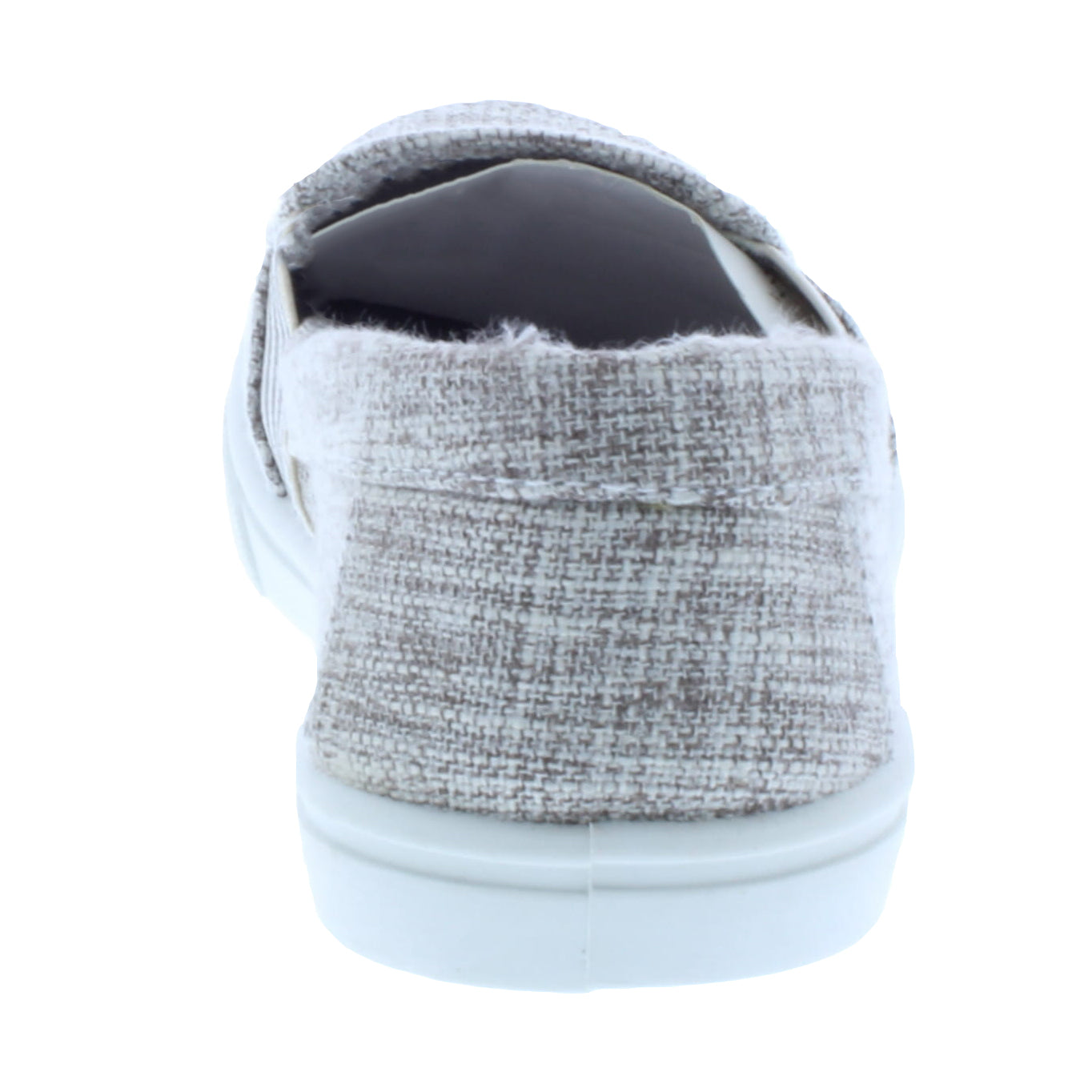 Zapatillas sin cordones de tela para mujer