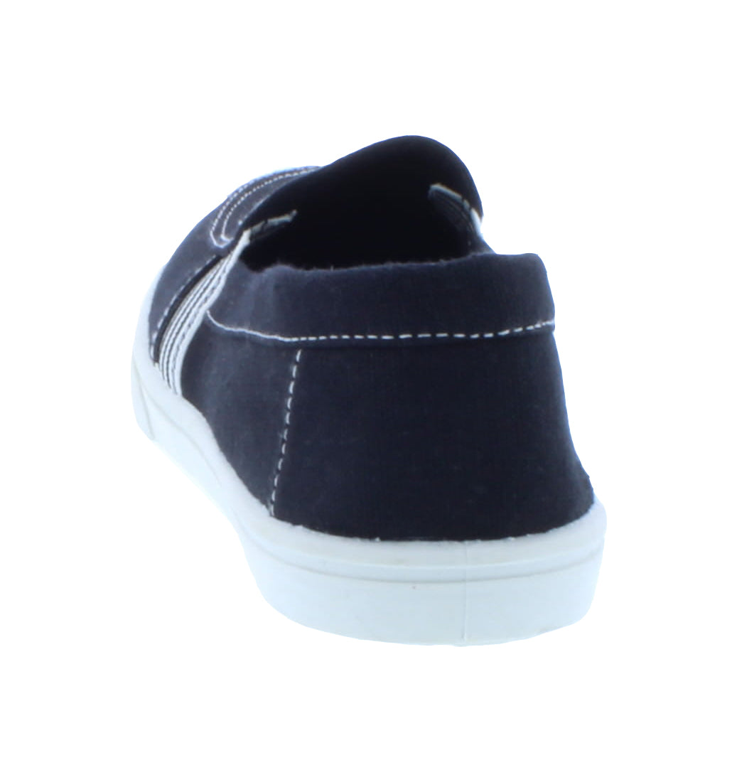 Zapatillas sin cordones de tela para mujer