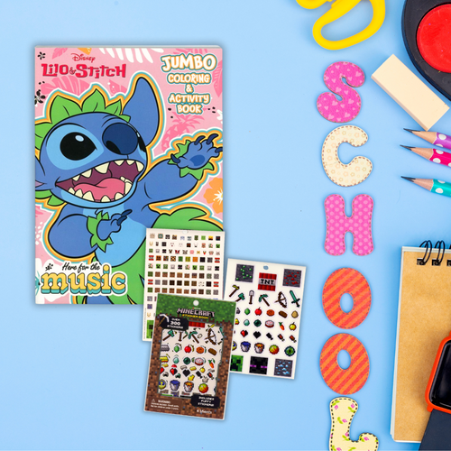 Coloring Books & Stickers