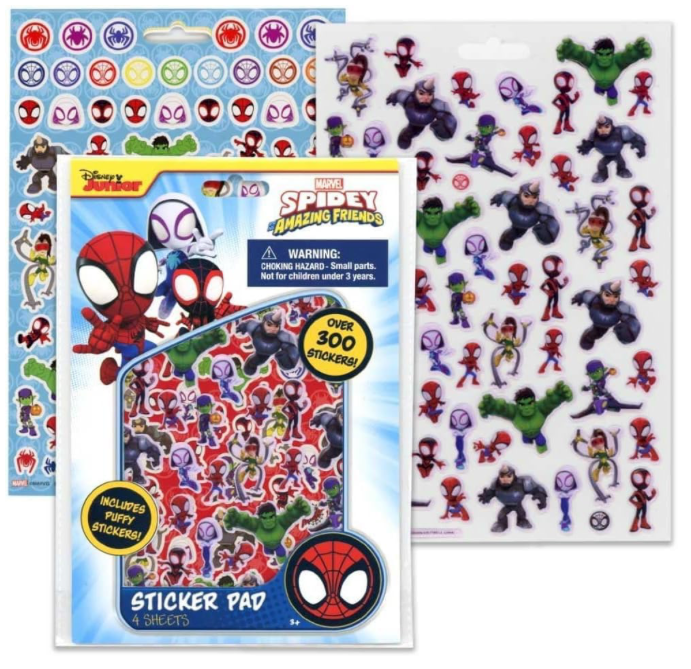 Spiderman Sticker Notebook