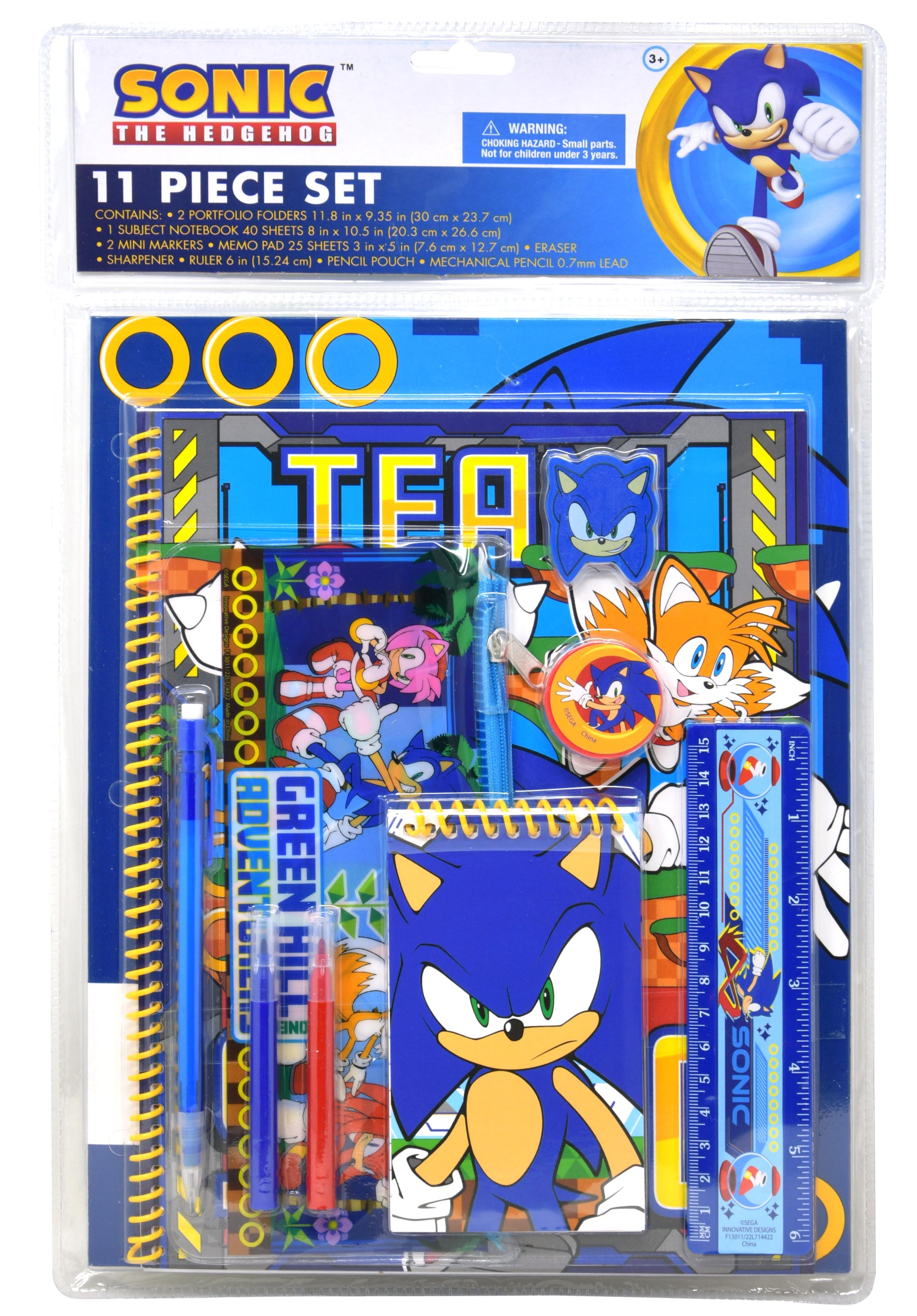 Sonic Stationery Set (11 Pack)