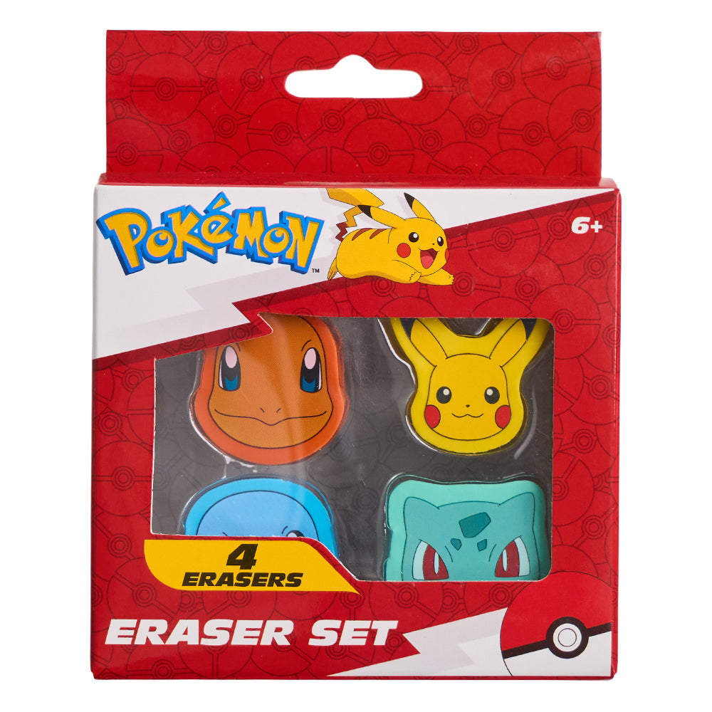 Pokemon Eraser Set