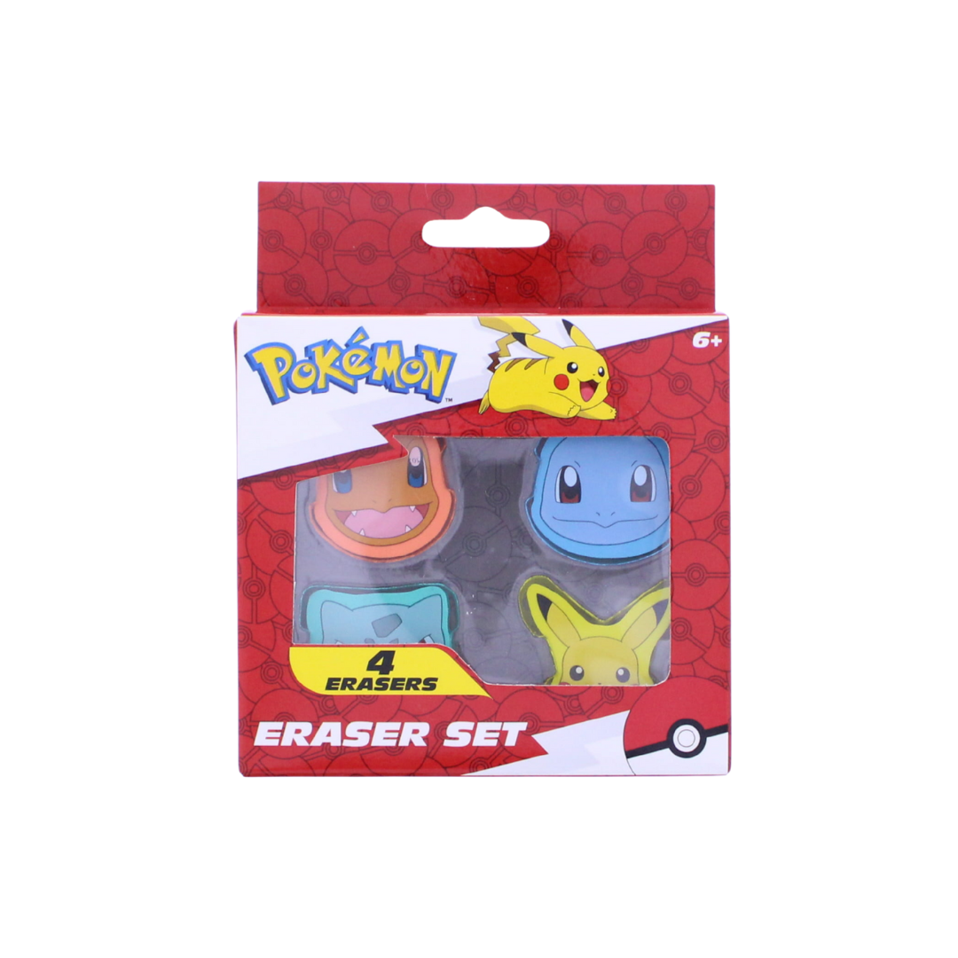 Pokemon Eraser Set