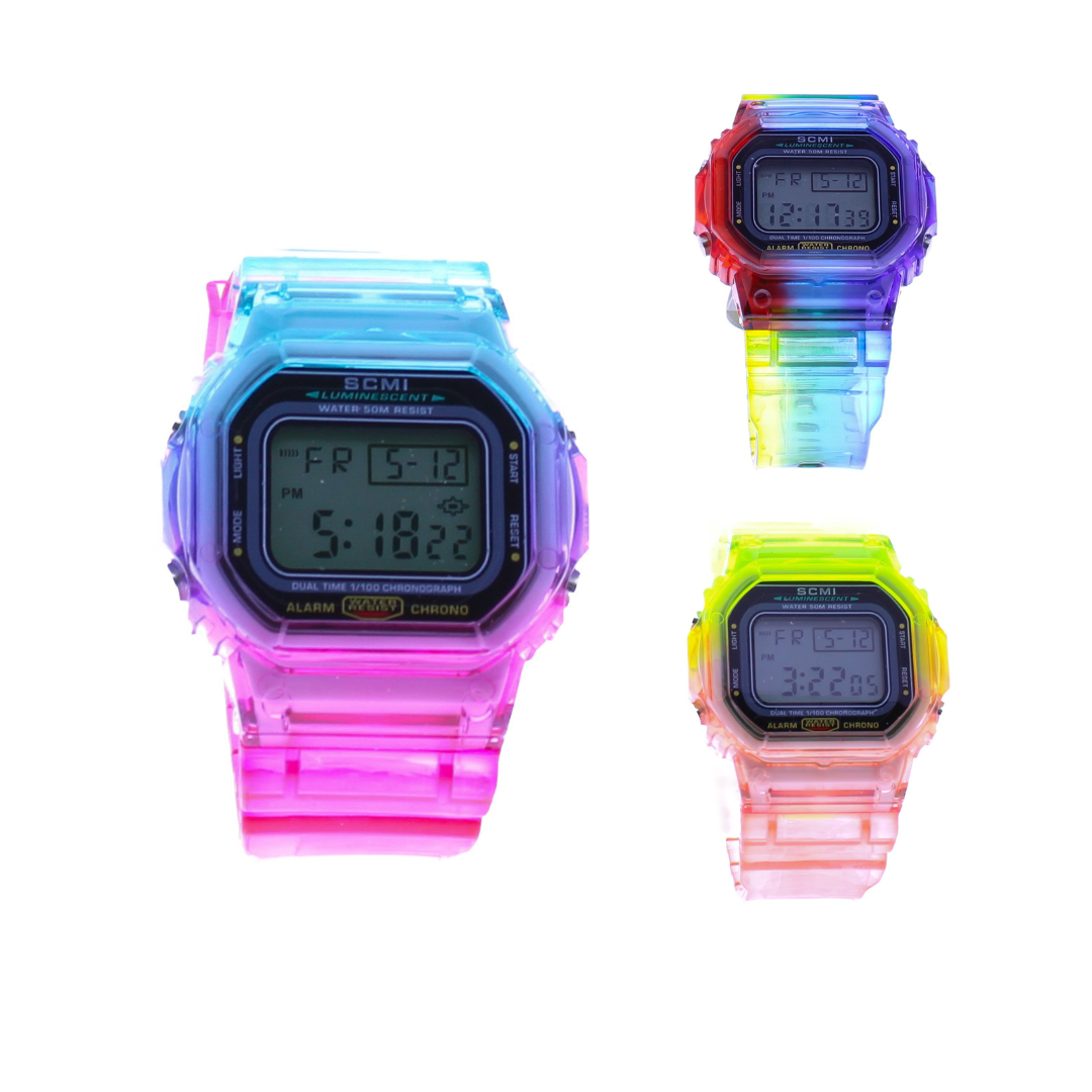 Rainbow Digital Watch
