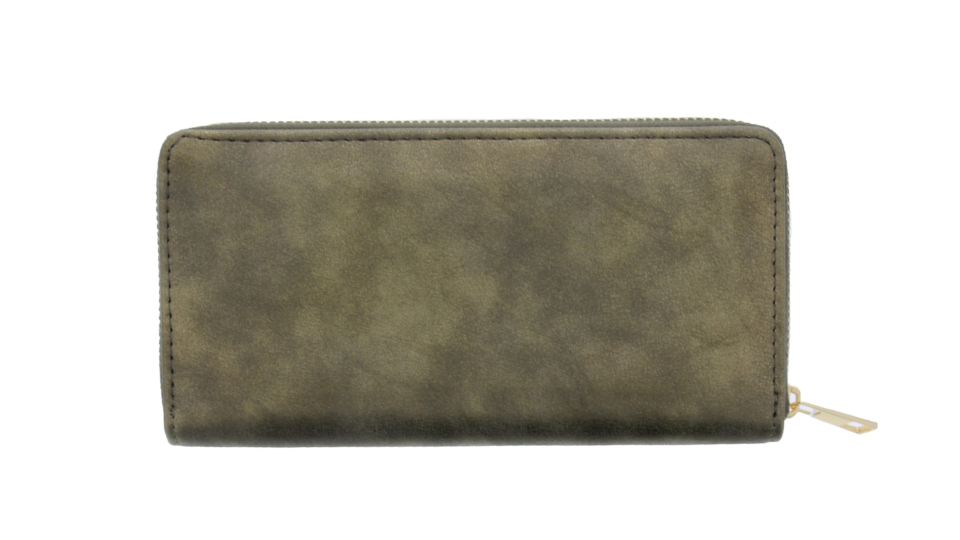 Metallic Color Zipper Wallet