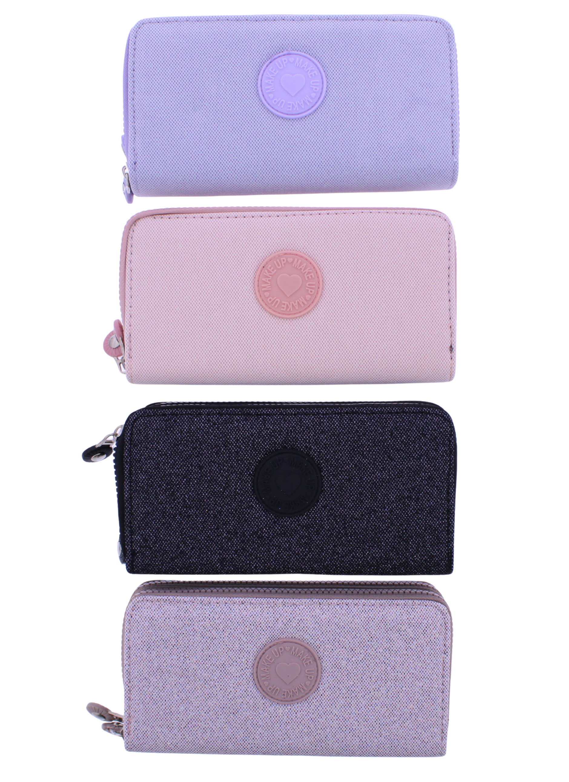 Glitter Zipper Wallet