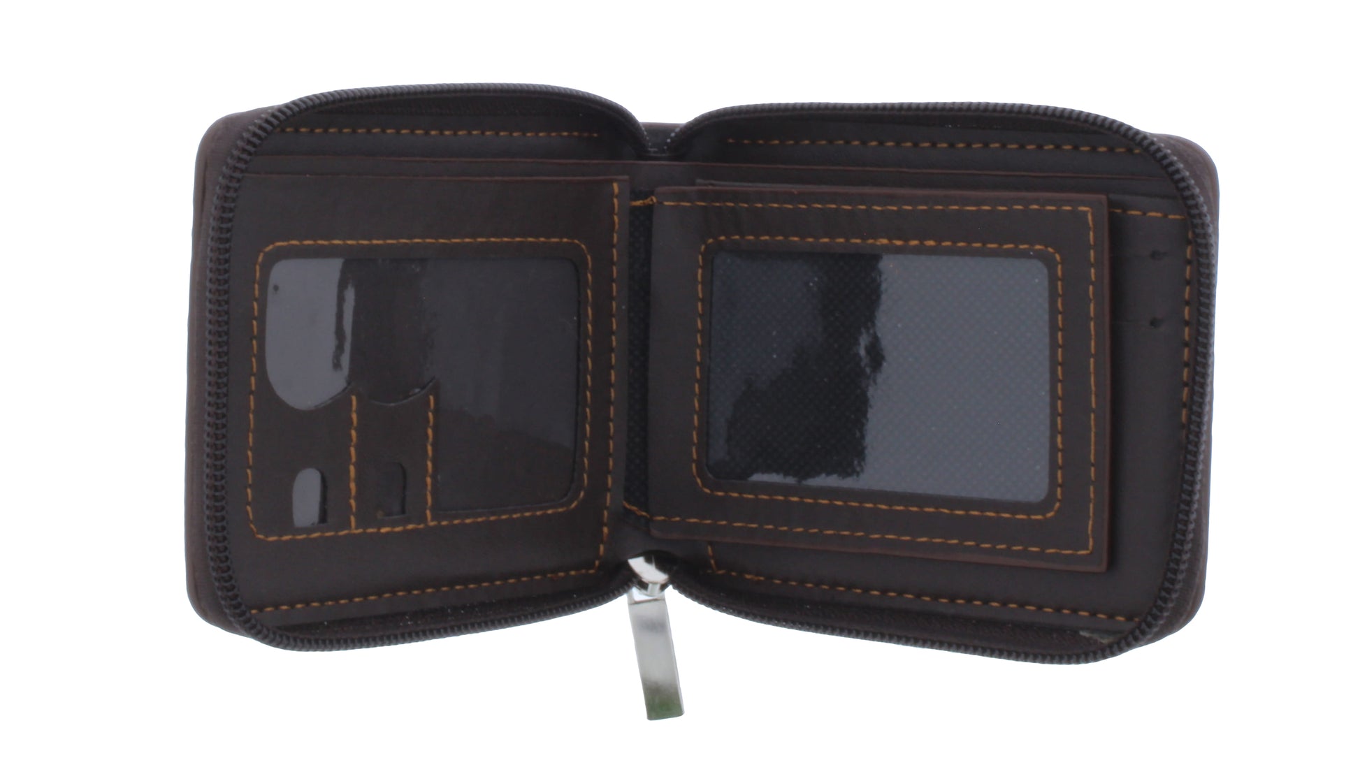 Bi Fold Zipper Wallet
