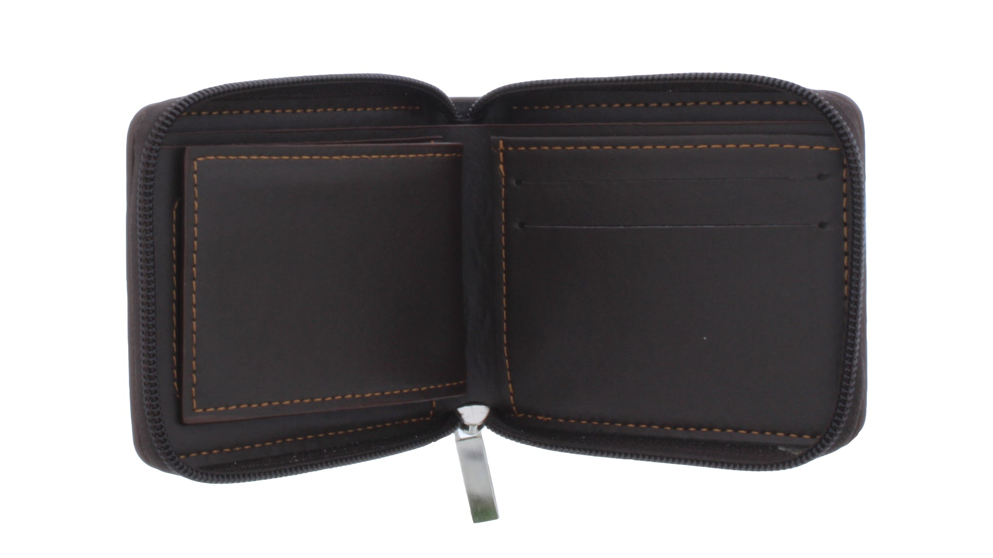Bi Fold Zipper Wallet