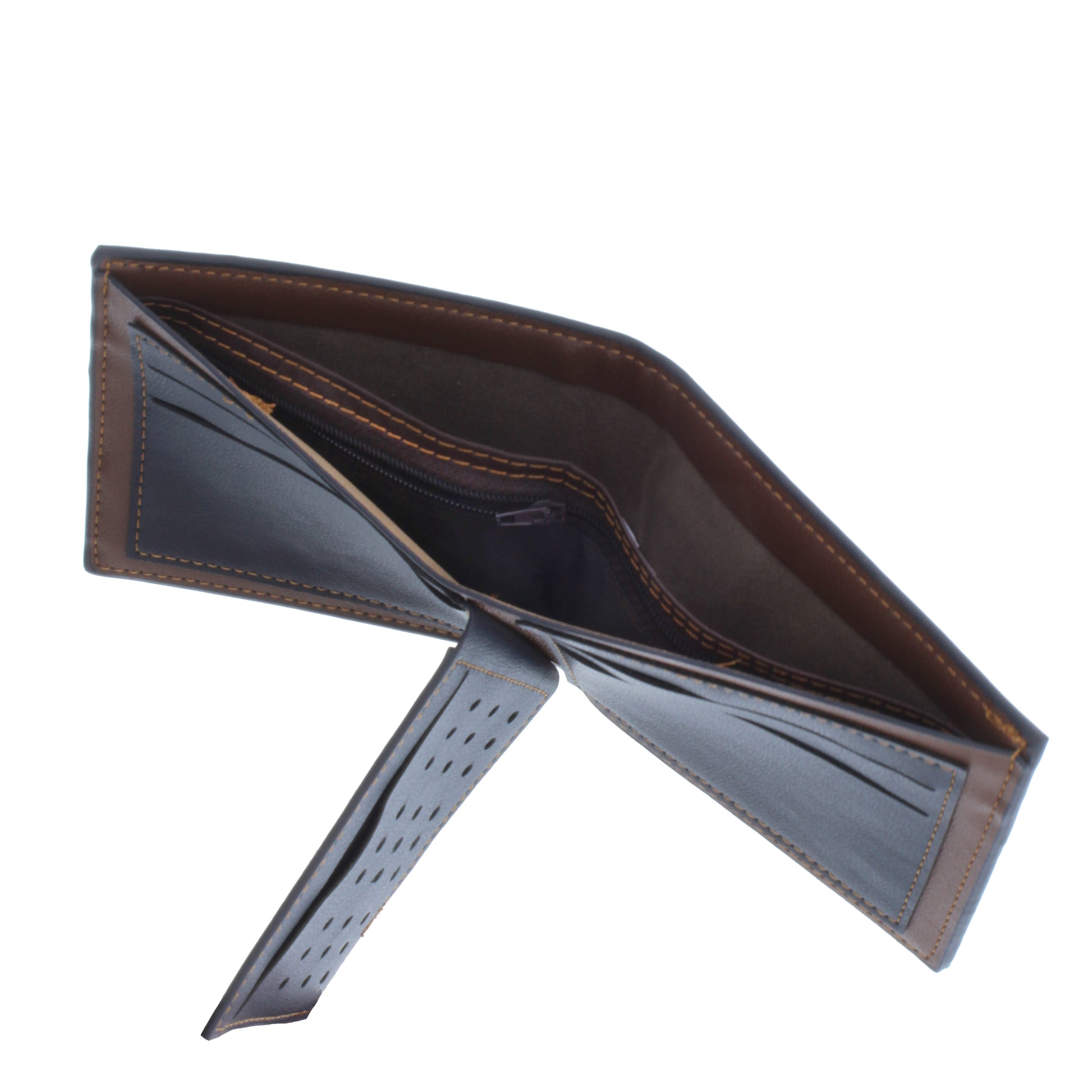 Two Tone Suede Wallet