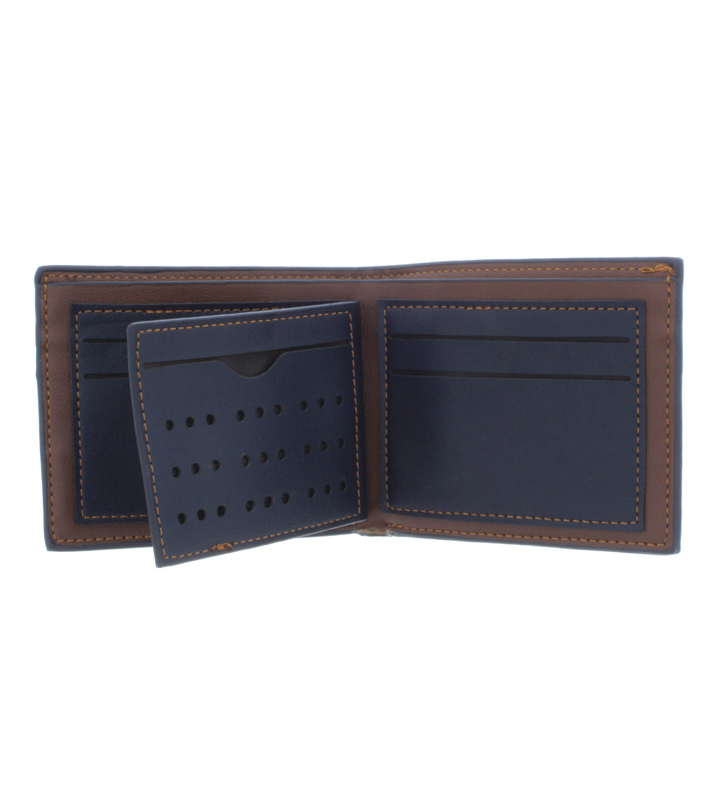 Two Tone Suede Wallet