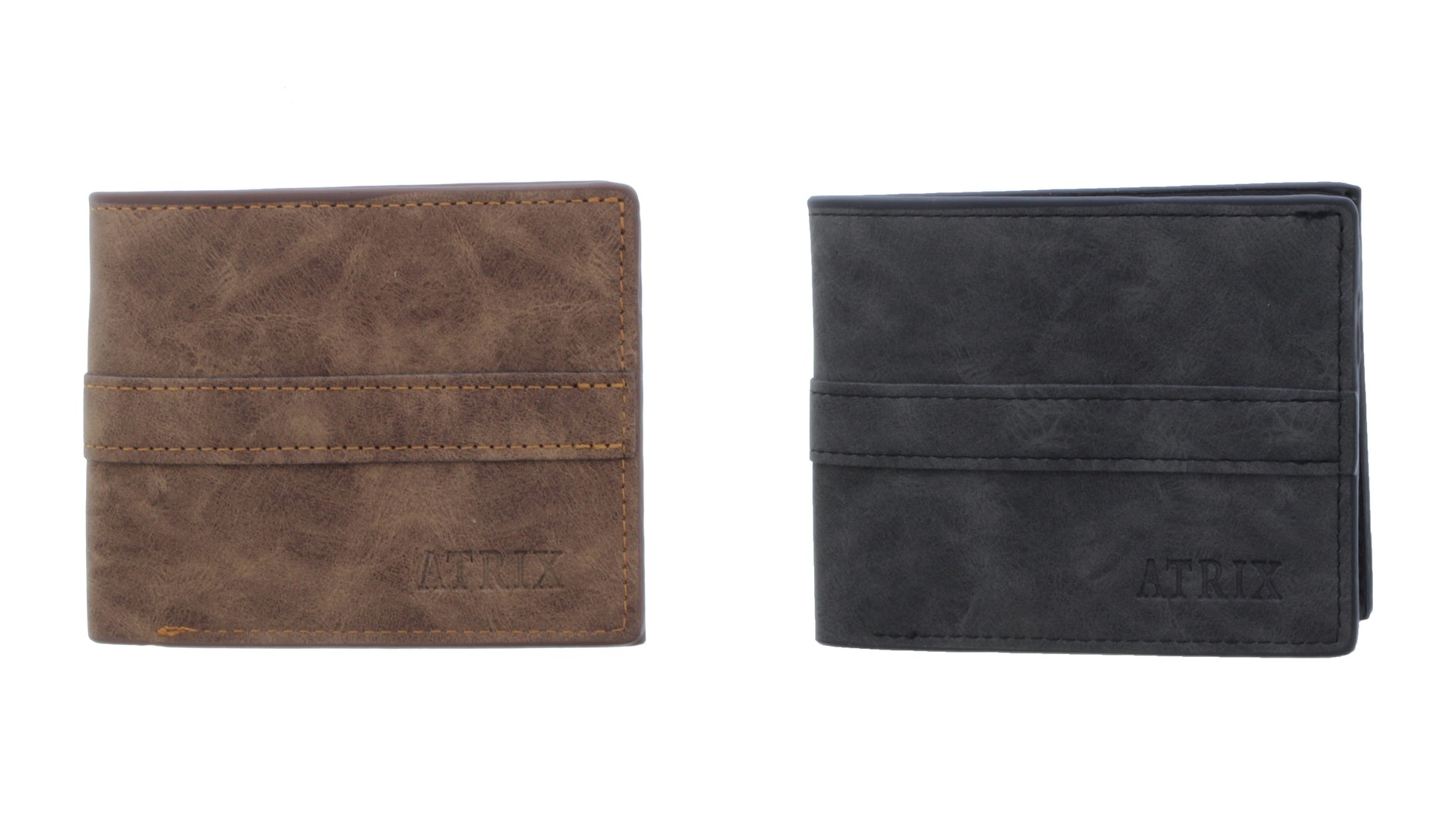 Small Bi Fold Synthetic Leather Wallet