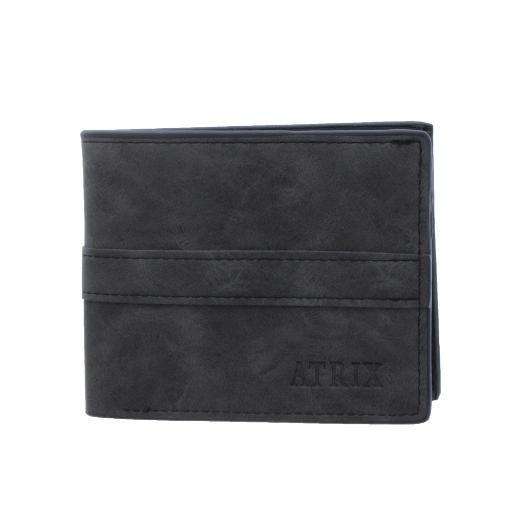 Small Bi Fold Synthetic Leather Wallet