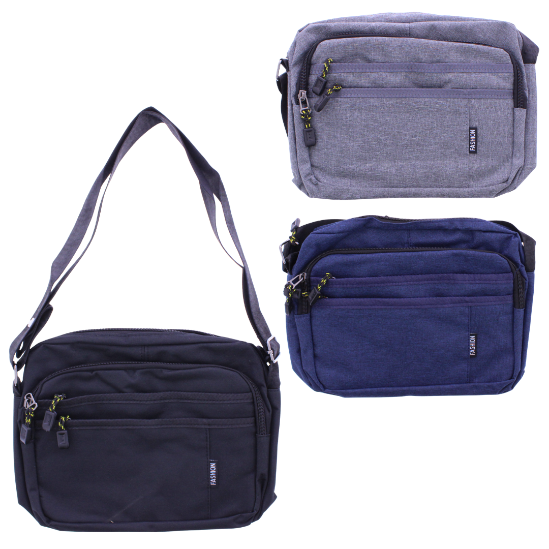 Multi-Pocket Crossbody Shoulder Bag
