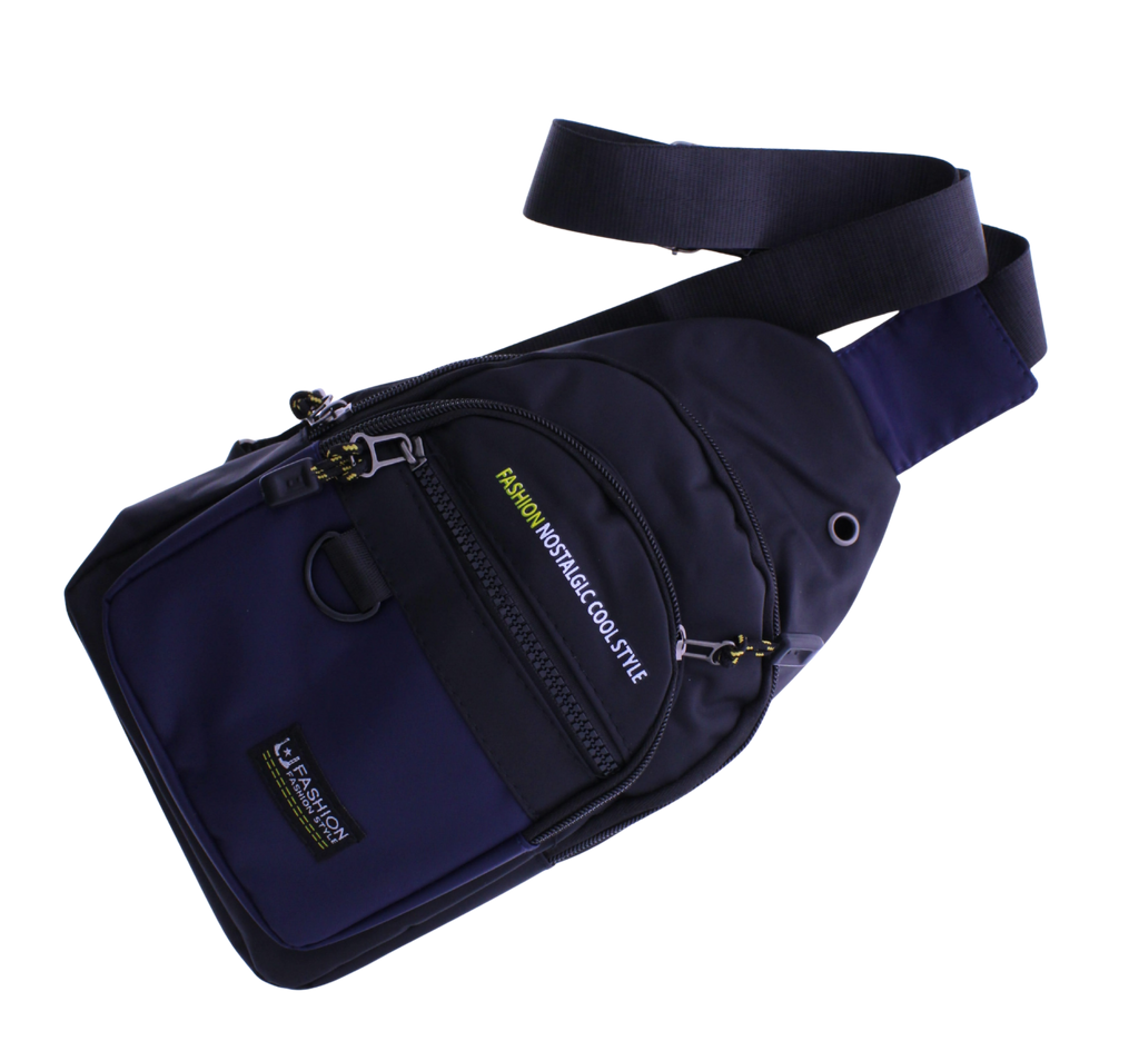 Two-Tone Crossbody Sling Bag
