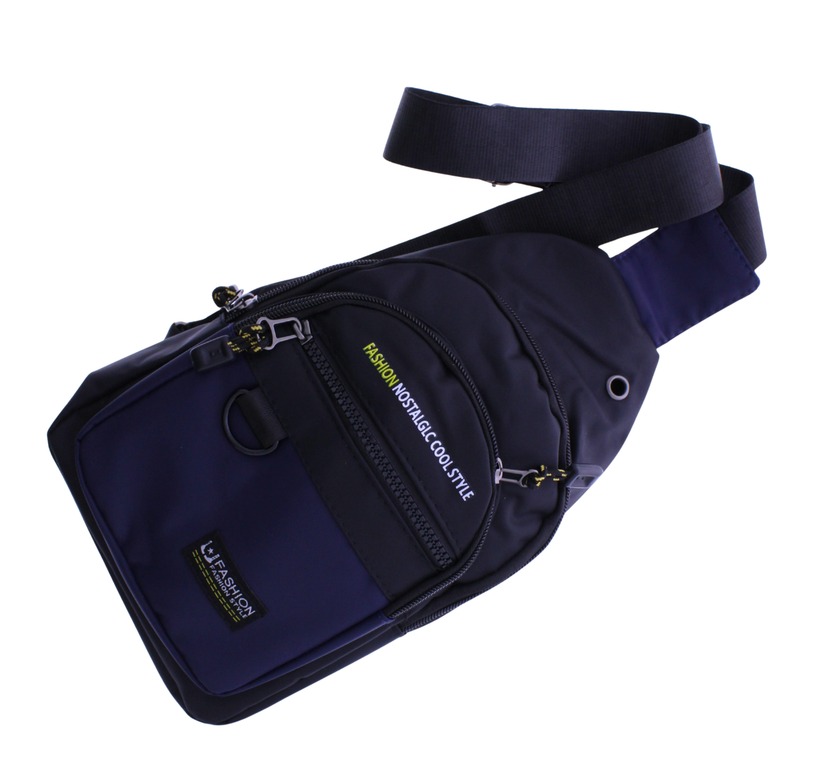 Two-Tone Crossbody Sling Bag