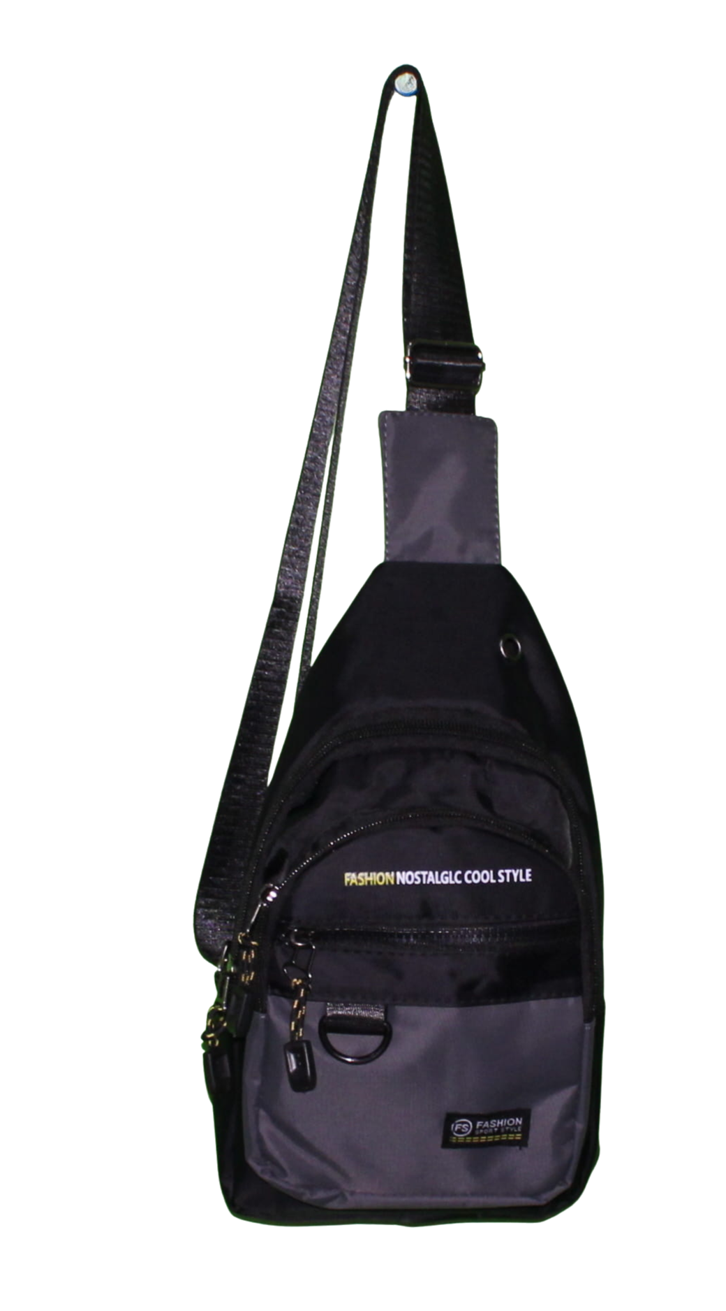 Two-Tone Crossbody Sling Bag
