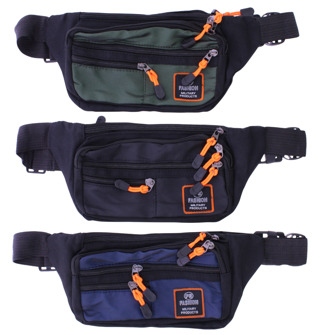 Compact Four Pocket Waist Bag