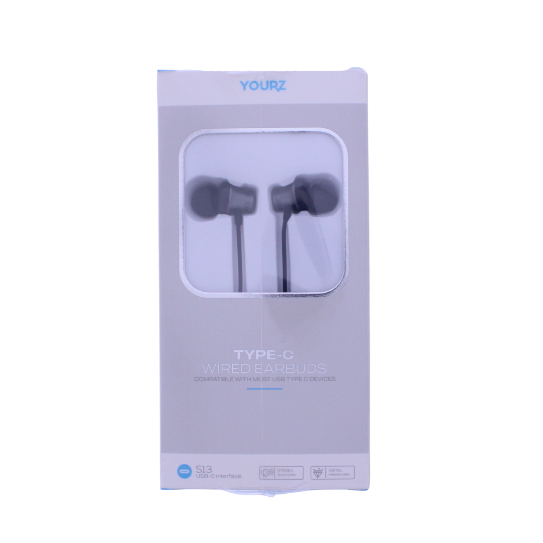 Type C Wired Earphones with Microphone