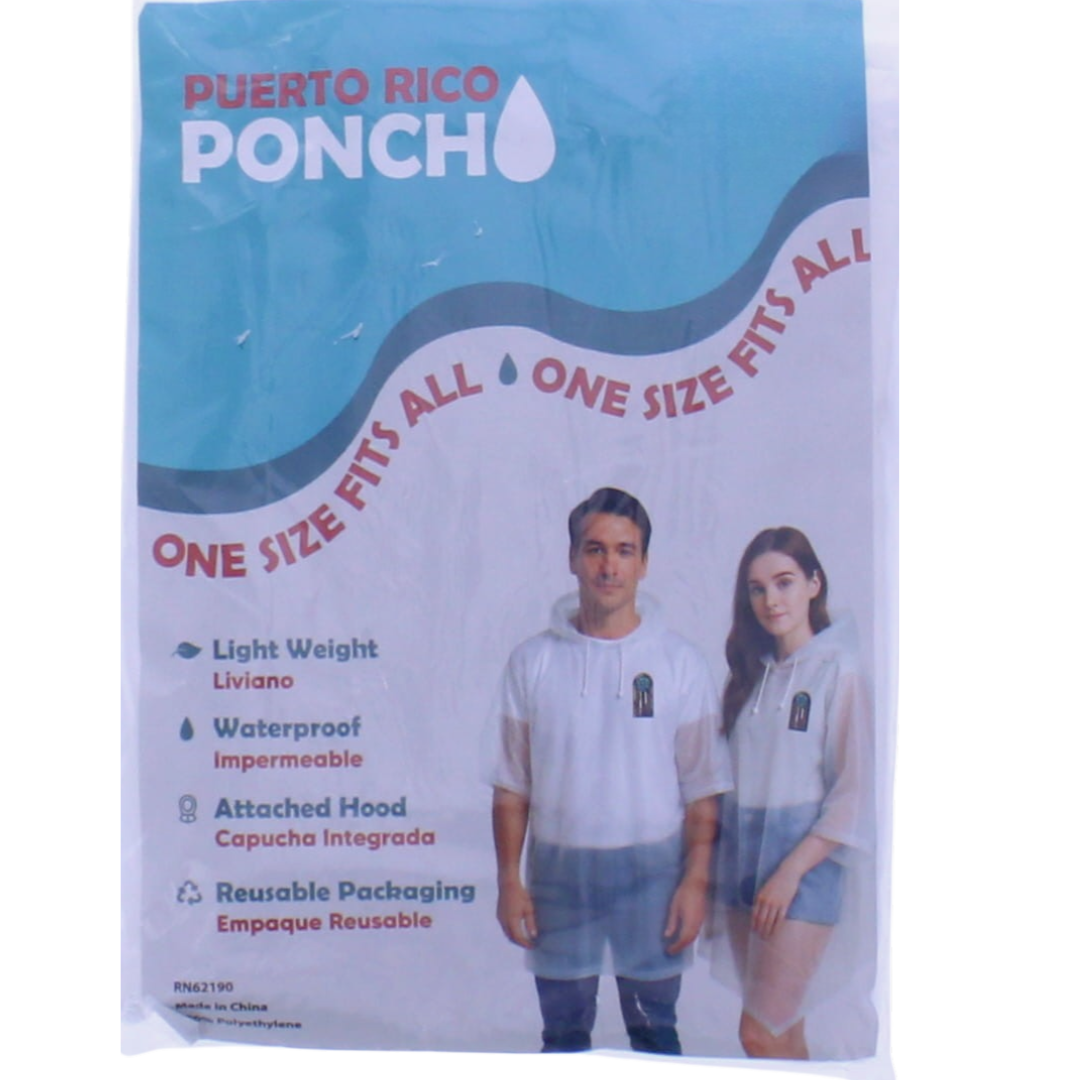 Puerto Rico Adult Poncho