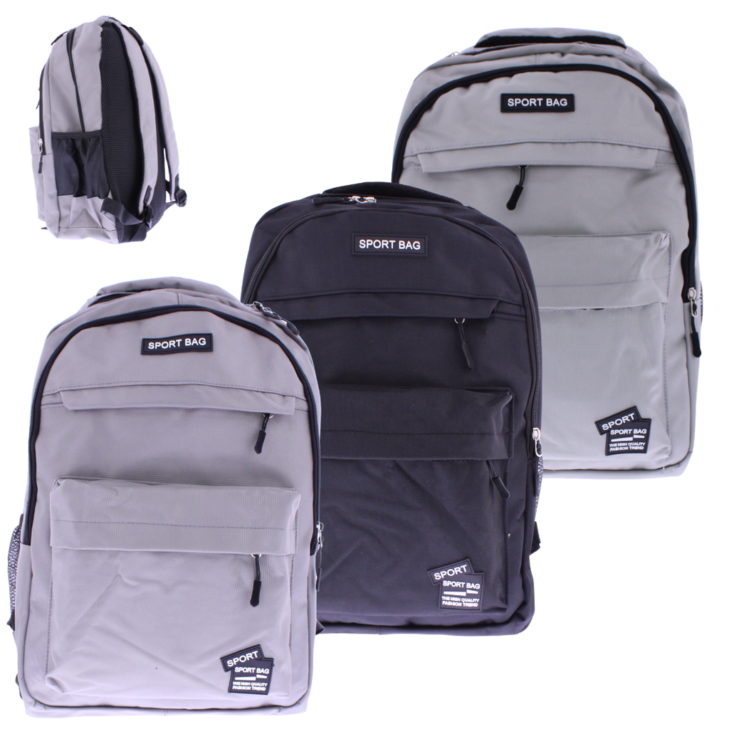 Classic Backpack with Double Main Compartments
