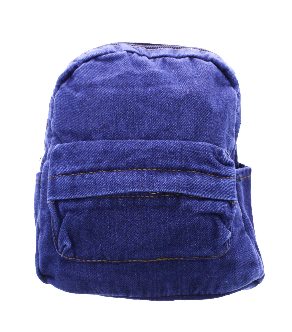 Small Denim Backpack