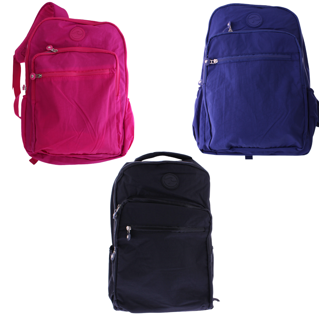 14" Crinkle Nylon Backpack