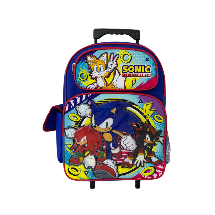 17” Sonic The Hedgehog Backpack with Wheels