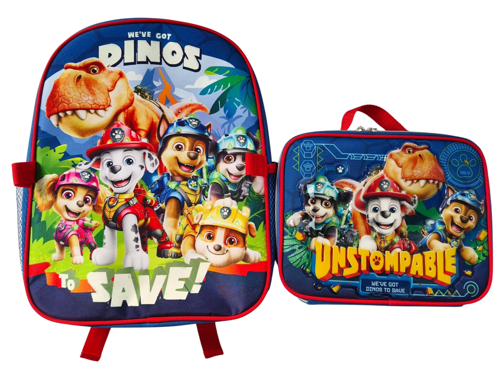 14" Paw Patrol Backpack + Lunchkit