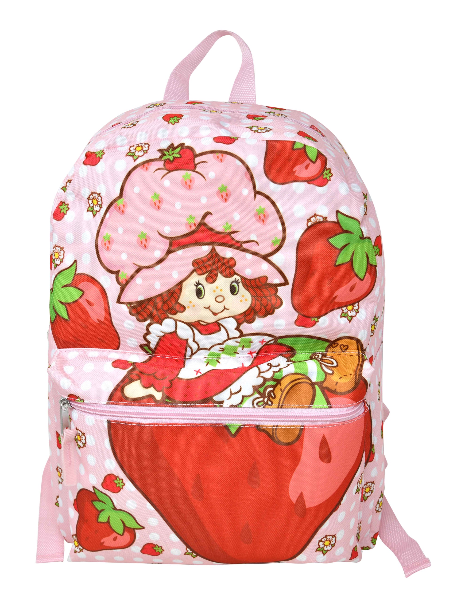 16” Strawberry Shortcake Backpack with Front Pocket