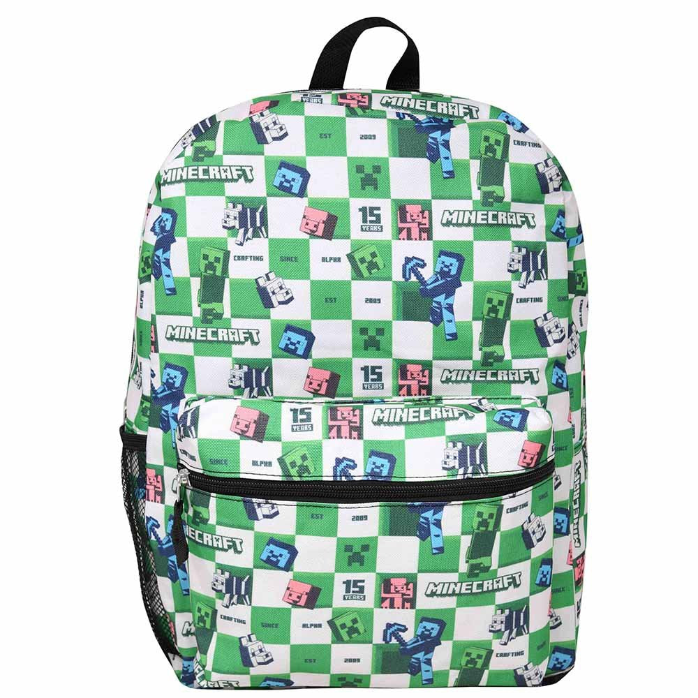 16” Minecraft Backpack with Front Pocket