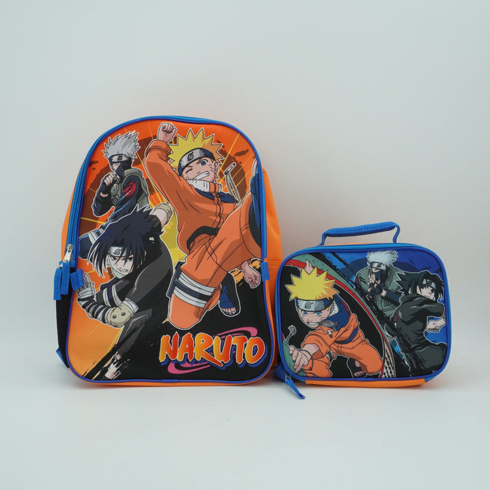 16” Naruto Backpack with Lunch kit