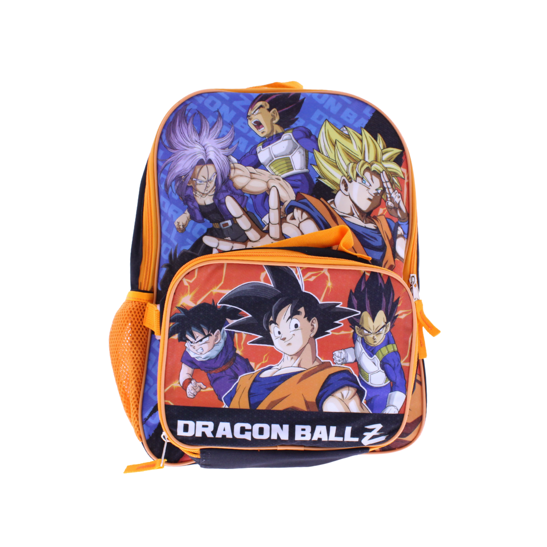 16” Dragon Ball Z Backpack with Lunch kit