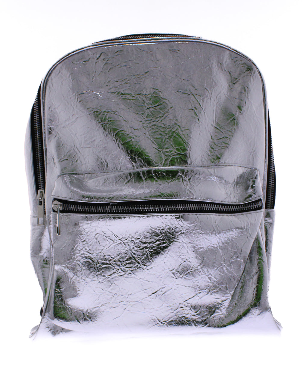Crinkle Metallic Backpack