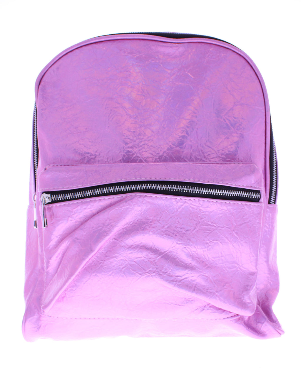 Crinkle Metallic Backpack