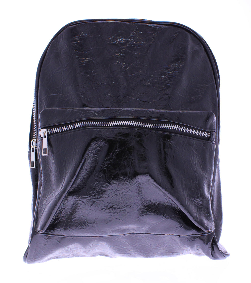 Crinkle Metallic Backpack