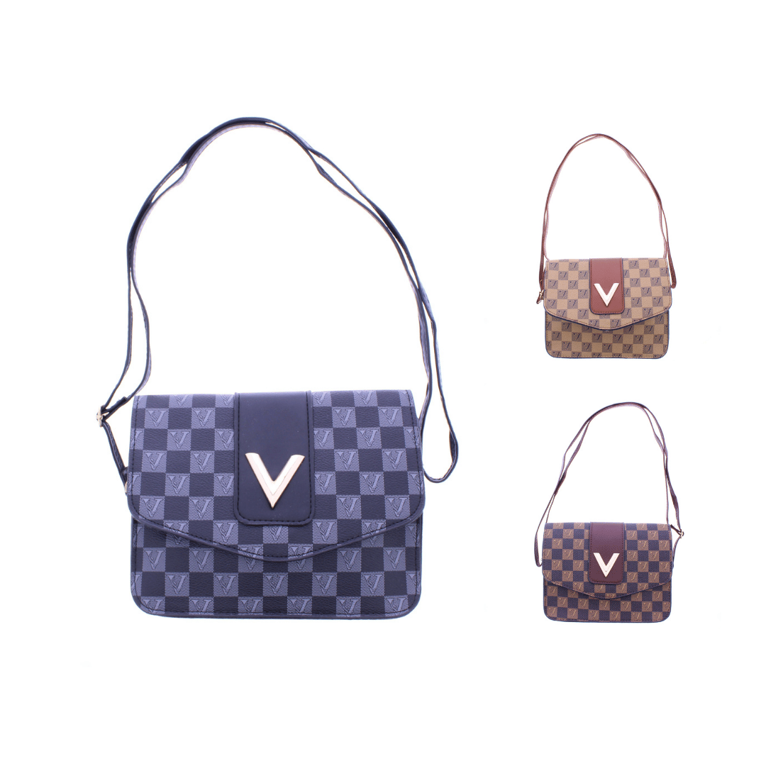 Small Checkered Crossbody Bag