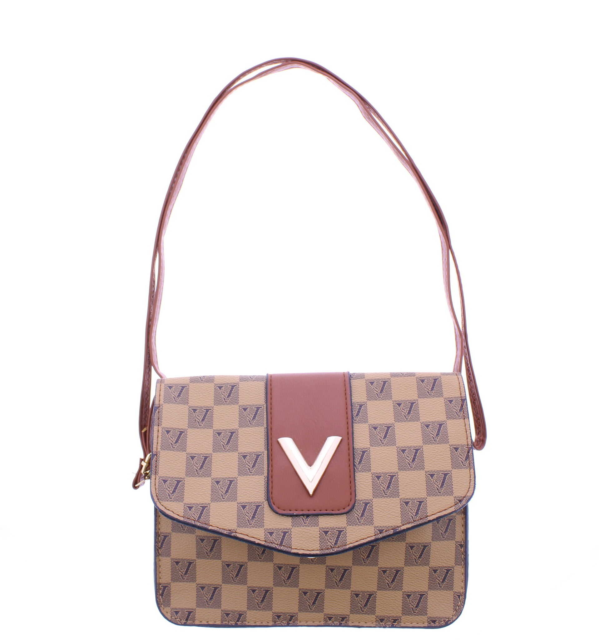 Small Checkered Crossbody Bag