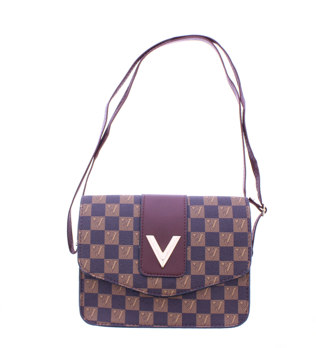 Small Checkered Crossbody Bag