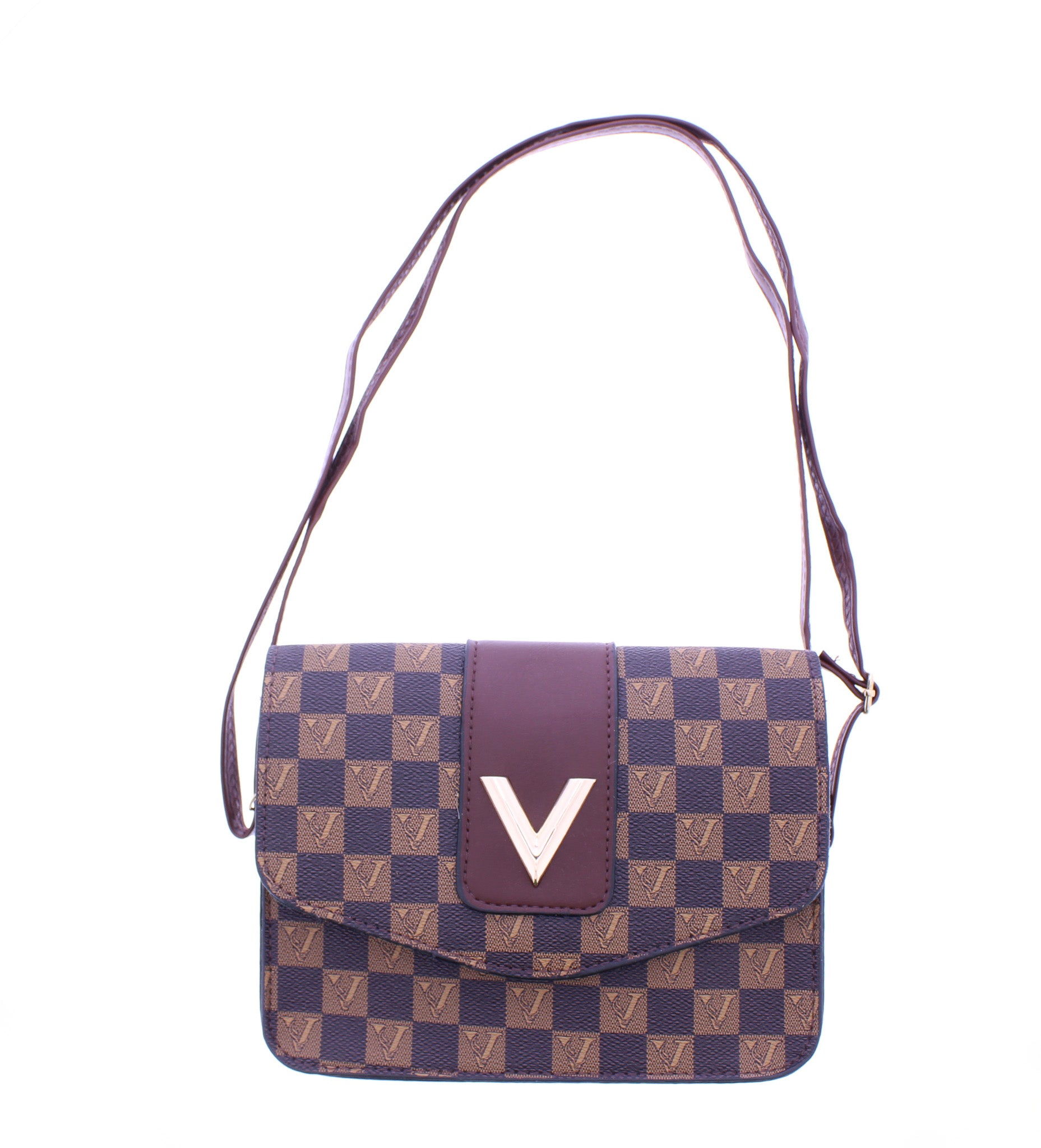 Small Checkered Crossbody Bag