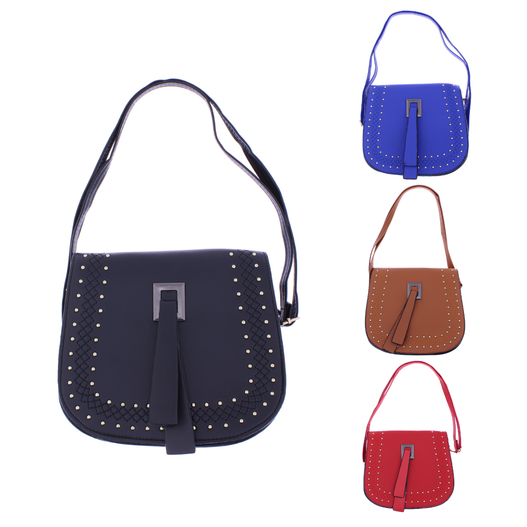 Small Studded Saddle Bag