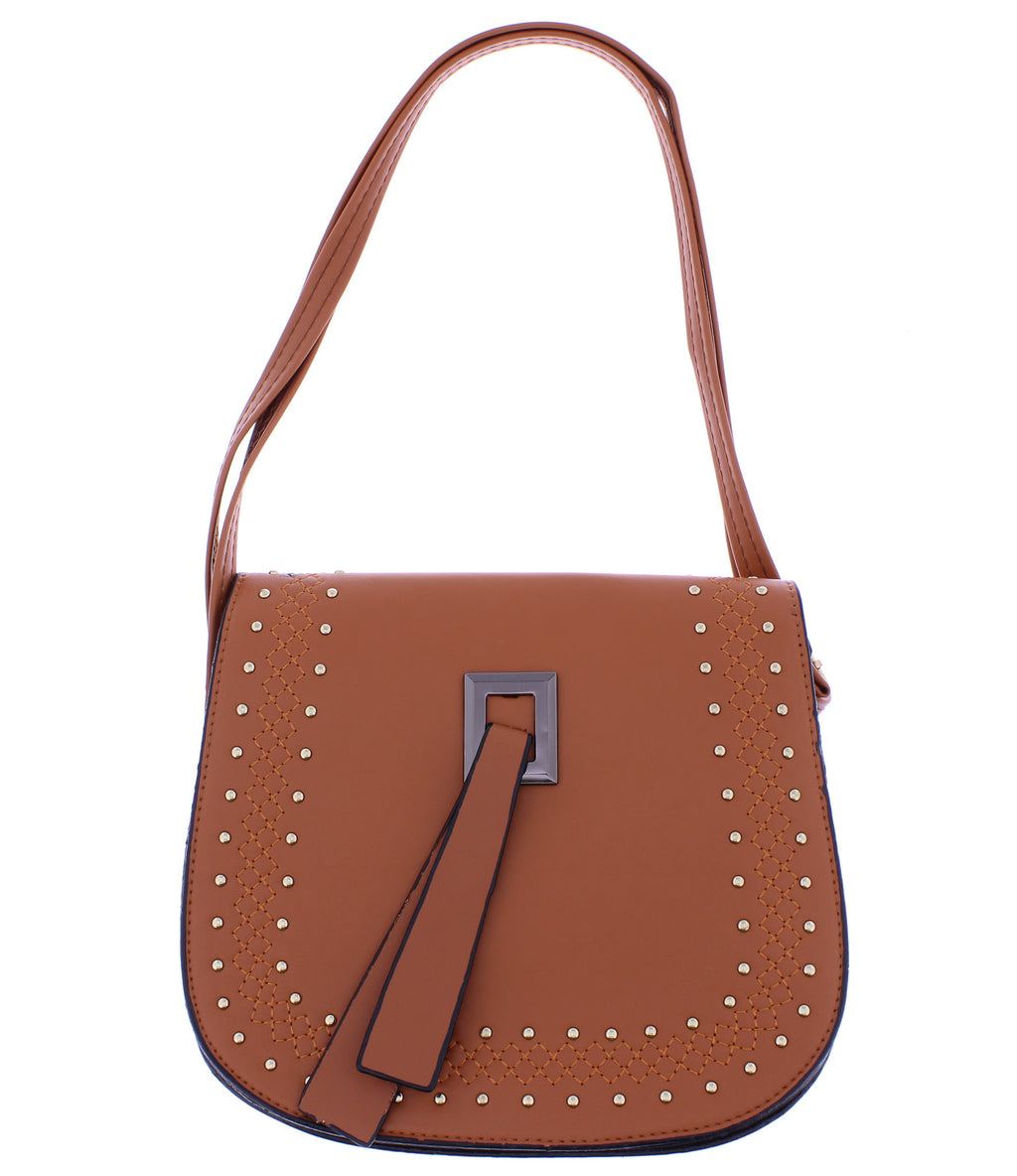 Small Studded Saddle Bag