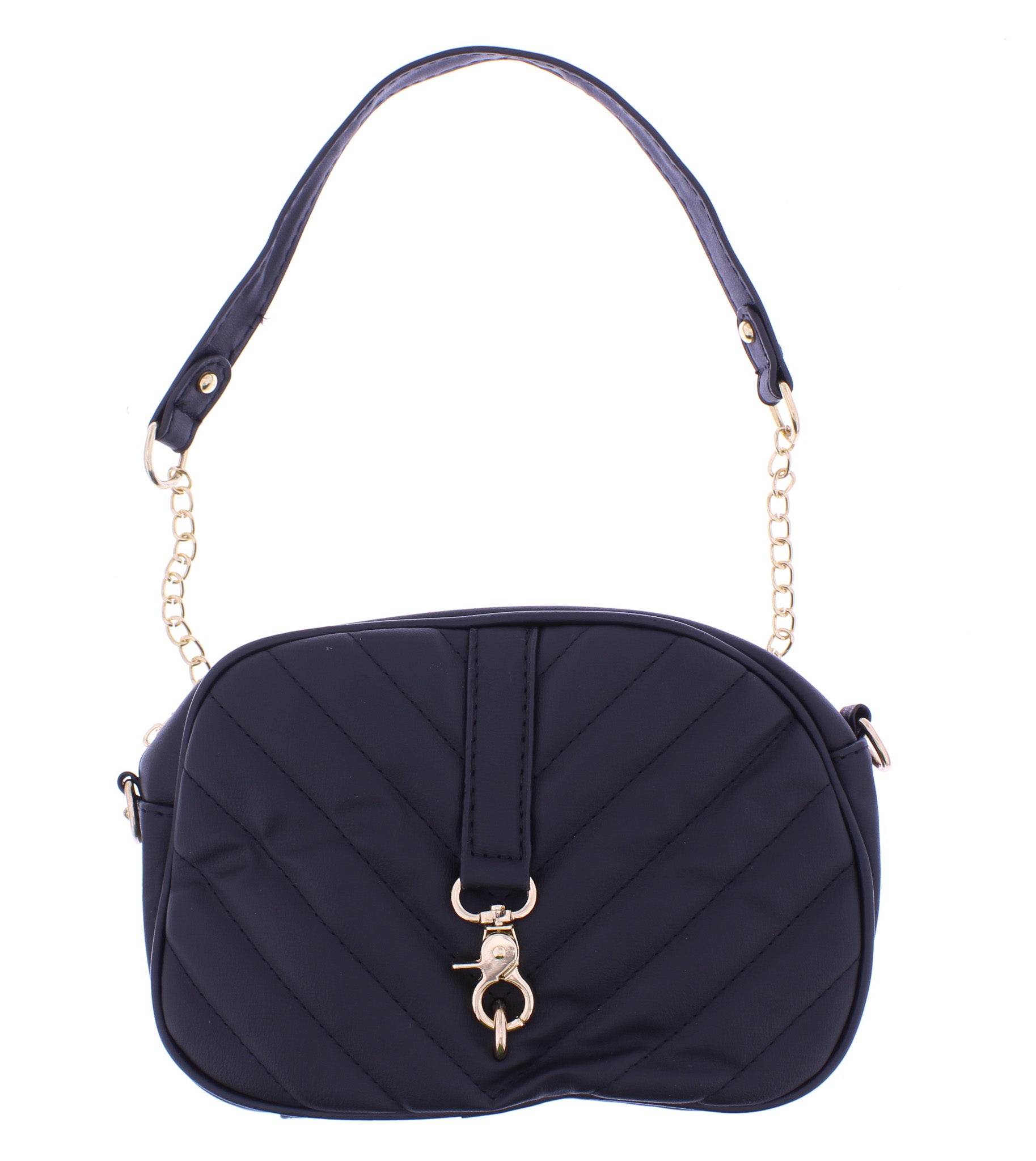 Oval Purse with Chain Strap