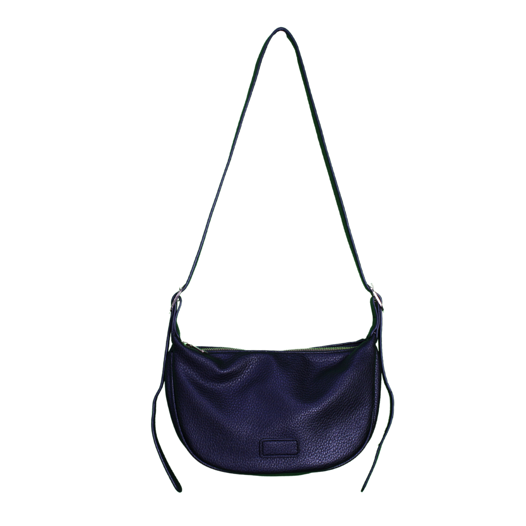 Pebbled Faux Leather Hobo Bag