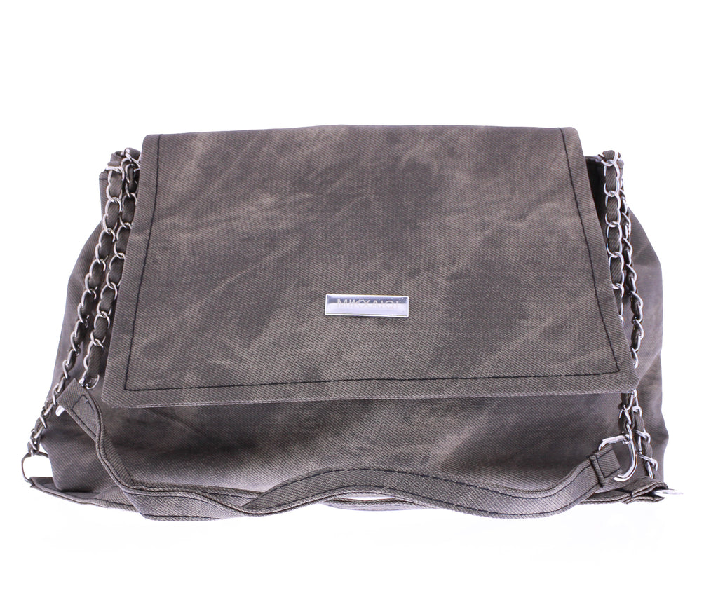 Washed Canvas Satchel Bag