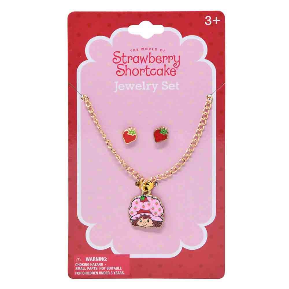 Strawberry Shortcake Necklace and Earring Set