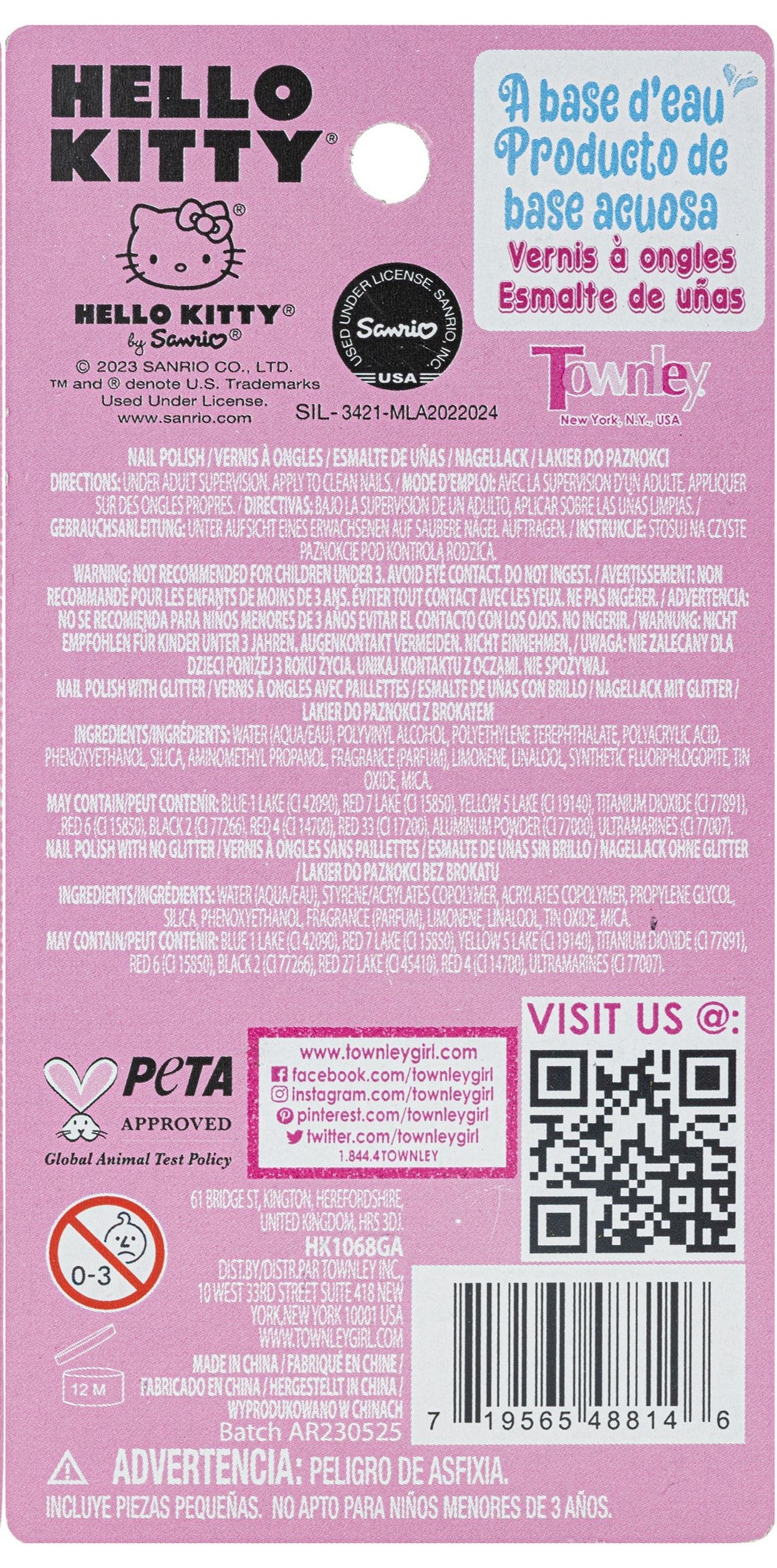 Hello Kitty Nail Polish