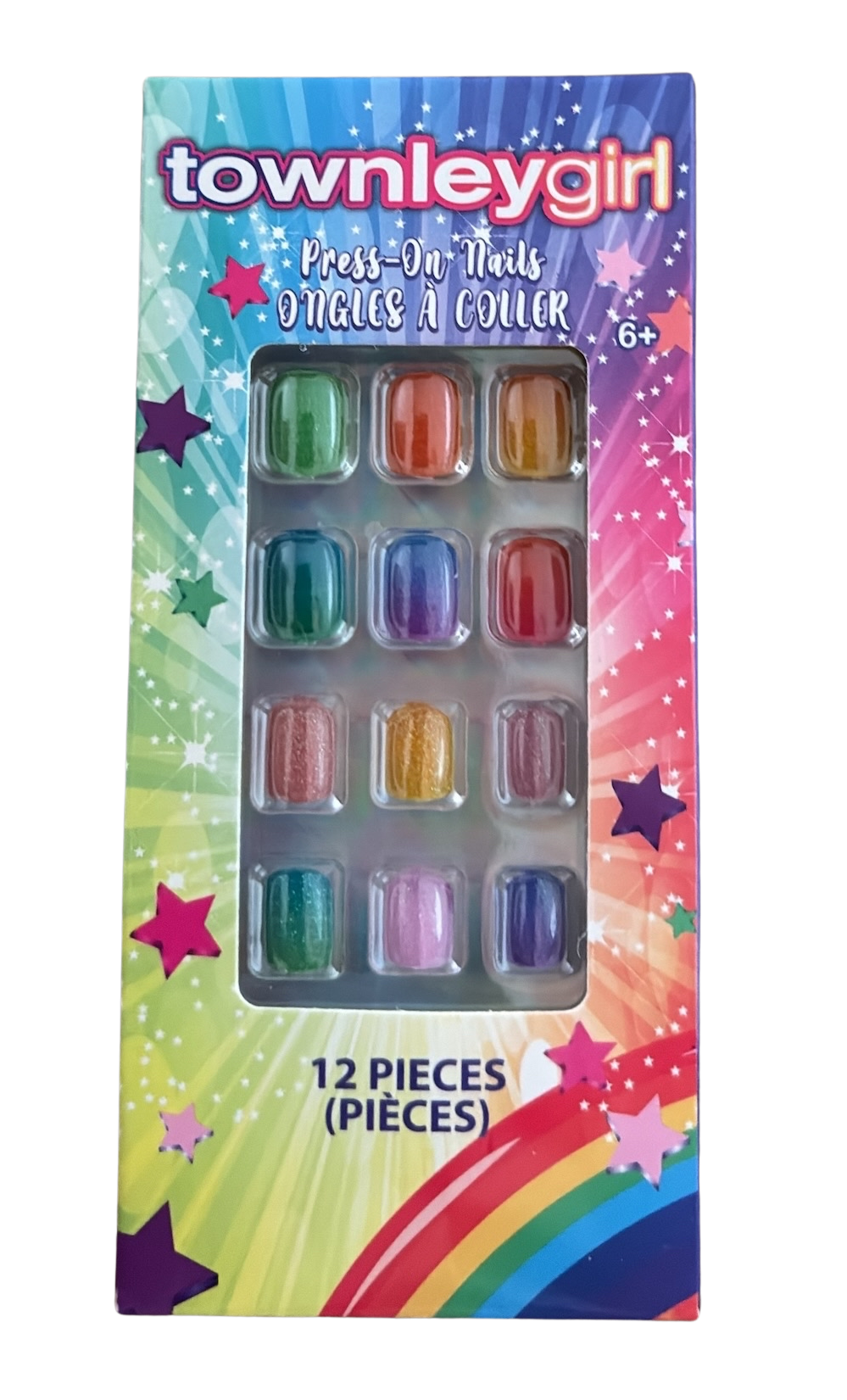 Multicolor Press On Nails