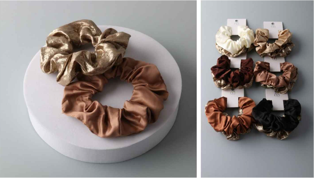 Satin Bow Scrunchie 2-pack