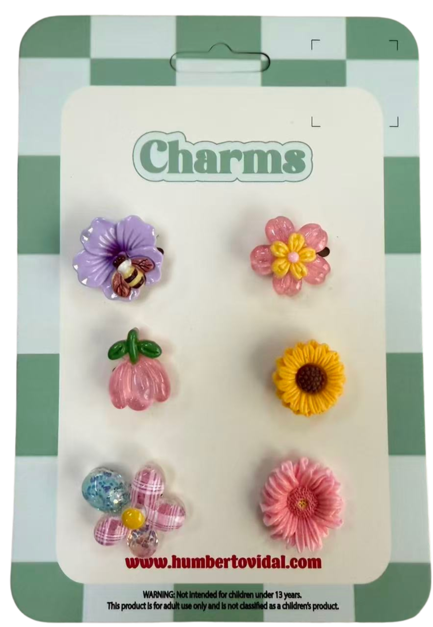 Sunny Meadow Shoe Charm Set