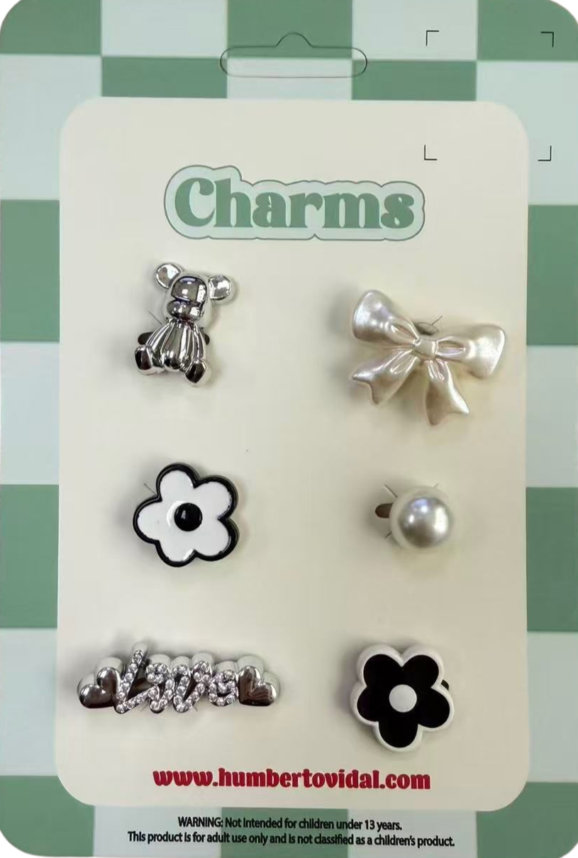 Chic Glam Shoe Charm Set